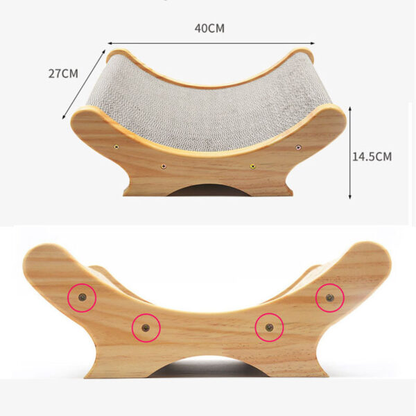 U-shaped bed cat toy cat paw grinder - Image 5