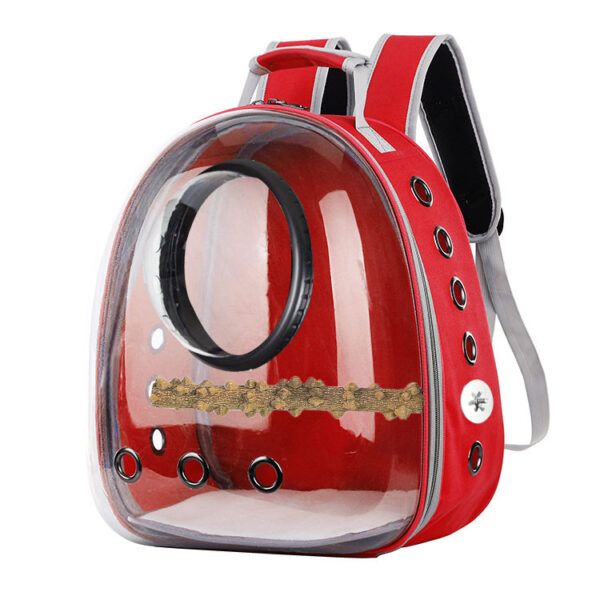 New Style Breathable Pet Bag Outdoor Carrying Bag Parrot Backpack Small Pet Space Bag - Image 4