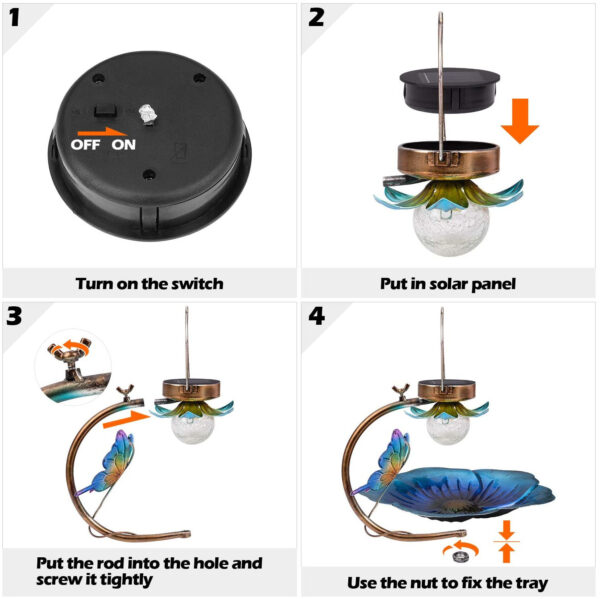 Crack Ball Bird Feeder | Solar Bird Feeder | PETSBACKER