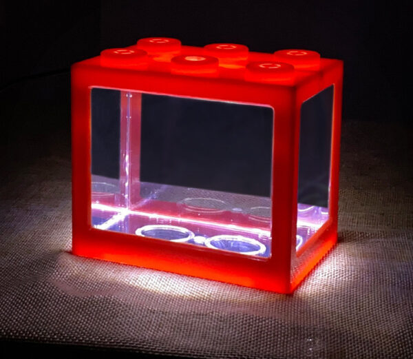 Small Building Block Box Fish Tank Special Fish Tank For Thai Fighting Fish - Image 8