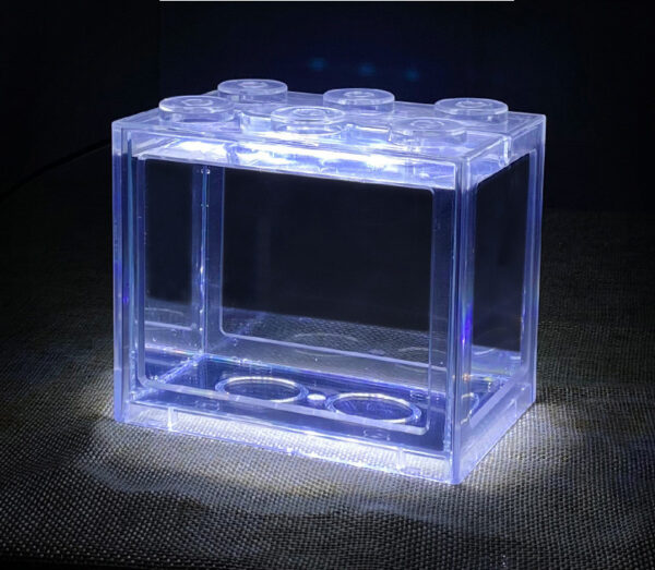 Small Building Block Box Fish Tank Special Fish Tank For Thai Fighting Fish - Image 3