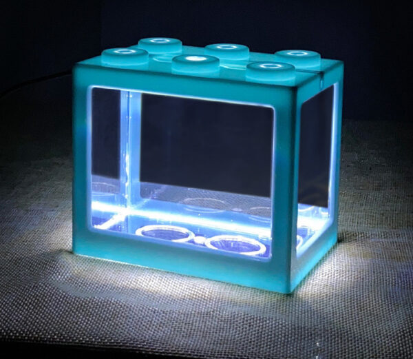 Small Building Block Box Fish Tank Special Fish Tank For Thai Fighting Fish - Image 6