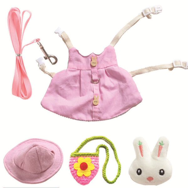 Rabbit Clothes Go Out Adjustable Leash - Image 5