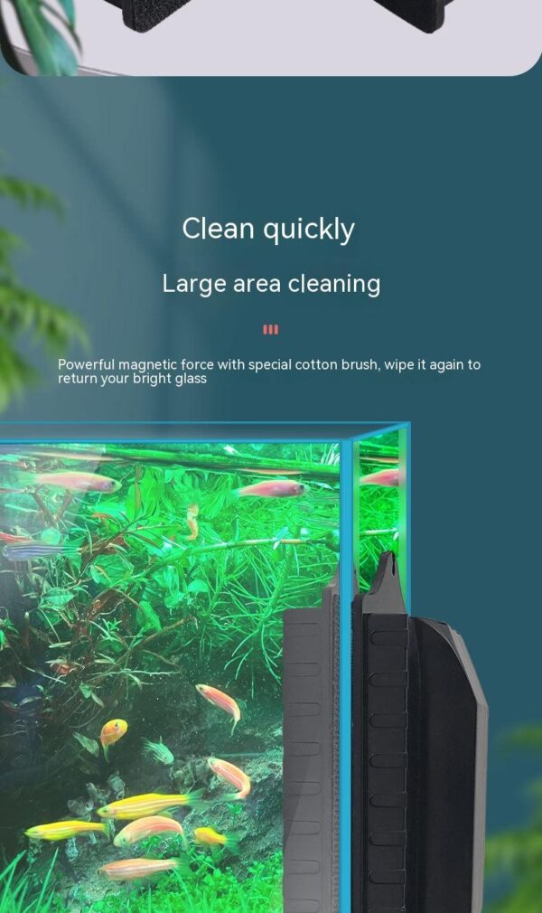 Fish Tank Cleaning Tool Fish Tank Magnetic Brush - Image 10